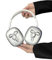 SCJLSDA Schutzhülle für AirPods Max, niedliche 3D-Schleife, transparent, weiche TPU-Ohrmuscheln, Kopfband-Schutz für Apple AirPod Max