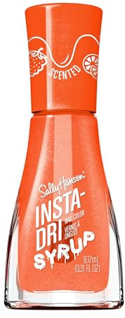 Sally Hansen, Smalto Unghie Insta-Dri Syrup, ad Asciugatura Rapida, Effetto Manicure Professionale a Lunga Durata, Oozing Orange 138