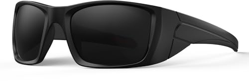 Bloomoak CAT 4 Super Dark Sunglasses | UV 400 | For Photophobia & Eye OPS & Light Sensitivity | Wraparound with Side Protection for Men & Women