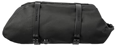 Topeak U Shell Drybag 10L Fahrradtasche Schwarz, wasserdichter Drybag aus TPU und Nylon für Bikepacking Gepäckträger Touring Gravelbike und Outdoor Ausrüstung