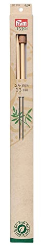 Prym 222120 Jackenstricknadeln Prym 1530, 33 cm, 6,5 mm, Holzfarben, natürlich, natürlich, natürlich, natürlich, natürlich, natürlich, natürlich