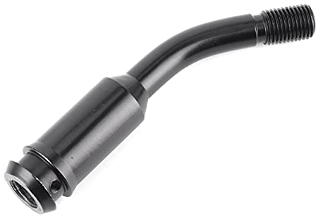 Aramox 5 Zoll gebogene Aluminium-Schalthebelverlängerung, T4 T3 T25 Zubehör, Schwarz
