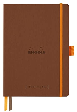 Rhodia 117812C - Notizbuch Goalbook DIN A5 mit Softcover 120 Blatt weiß, dot/punktkariert, 90 g, Kupfer, 1 Stück