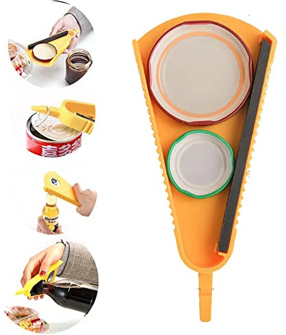 Ouvre-bouteille Multifonctionnel, Manuel 3 en 1 Multifonction Ouvre Bouteille de Bière Universel Outil de Cuisine Ouvre Boîte Adapté au Bar du Restaurant de La Cuisine Etc