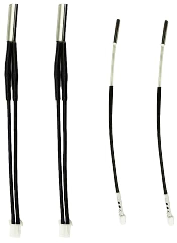 HysiPrui 2pcs 3D Drucker Zubehör 100K Thermistor Temp Sensor und 2pcs Patronenheizung, Hotend schnelle Ersatzteile, für 3D Drucker Ender 3 V3 se