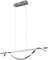 Reality Leuchten LED Pendelleuchte Isabel R32201106, Metall Chrom, inkl. 26 Watt LED, Switch Dimmer