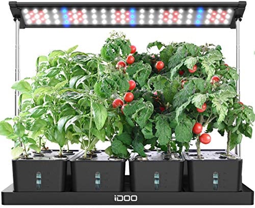 iDOO Hydroponics Growing System, Birthday Gifts for Women Men, Thank You Gift, 20 pods Indoor Herb Garden, Auto Timing LED Growth Light, Smart Garden Hydroponic Indoor Garden Up to 68cm, No Pump