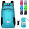 Lywencom Wanderrucksack, faltbarer ultraleichter 20L wasserdichter Sportspeicher leichter Rucksack für Outdoor-Radsport-Camping-Picknicks(lake blue)