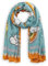CODELLO Damen Peanuts™ Schal aus recyceltem Polyester mit Snoopy & Woodstock Print