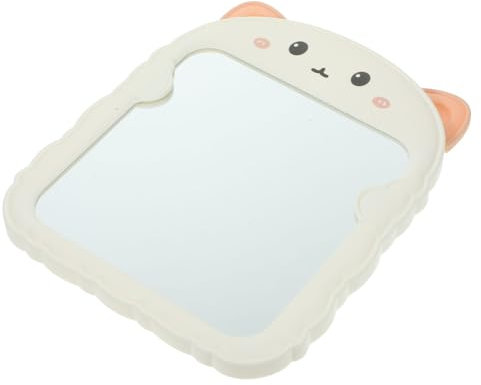 Healeved Espejo Maquillaje Portátil Plegable con Diseño De Orejas De Gato Espejo Tocador De Mesa Compacto y Resistente para Hogar y Viaje