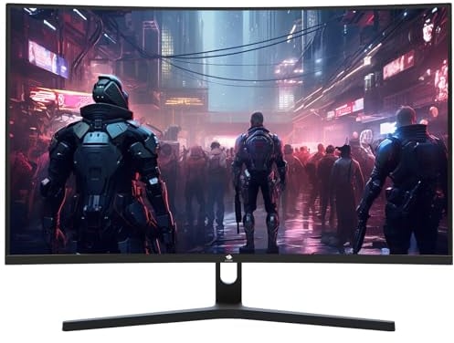 Z-Edge Ecran Pc Gamer Incurvé 27'' 165 Hz, 1ms, FHD(1920x1080), FreeSync, Moniteur Gaming 16:9, 1500R VA Panneau, Inclinaison Réglable, 3000:1, 2* HDMI2.0 & DP1.4, VESA 100*100mm (Câble HDMI Inclus)