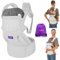 CHIQUITO - Zaino per neonati in Softflex® – Ergonomico e traspirante, Neonato 0-36 mesi (3,2-15 kg) | Maglia 3D fresca | Supporto lombare imbottito | Borsa per il trasporto Bubba inclusa.