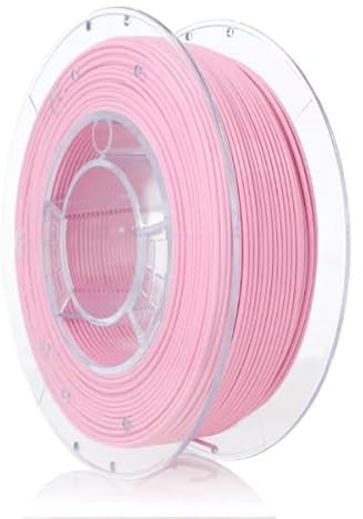 ROSA 3D PLA Pastel Filament 1.75 mm für 3D Drucker | Druckmaterialien Bioabbaubar Leicht Matt PLA 3D Drucker Filament | 3D Printing Materials | Rosa Spule 0,35 kg