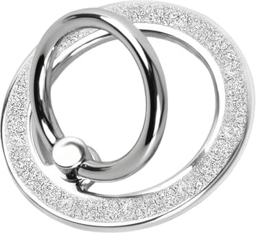 Magnetischer Handy-Ringhalter für Mag Safe, 360°Drehbar Handy Ring Halterung Magnetisch, Glitzernd Legierungs Handy-Griff für 16/15/14/13/12 Pro Max Plus, Smartphone-Hüllen