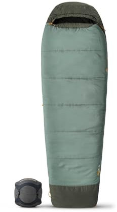 SEA TO SUMMIT - Boab Schlafsack aus Kunstfaser Short (–9 °C) - Rechteckig - Durchgehender Reißverschluss - Revive Loft-Isolierung - RCS-Recyclingmaterialien - Für Camping & Trekking - Grün - 1.674 g