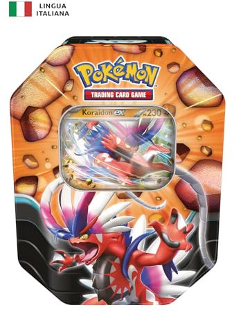 GCC Pokémon: scatola da collezione Leggende Sovrane - Koraidon-ex (una carta olografica e quattro buste di espansione)