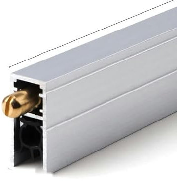 Joint d'étanchéité à levage automatique, joint de bas de porte, joint d'isolation phonique, joint anti-poussière pour porte en bois, coupe-vent et anti-insectes (type U) - 915 mm