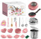 Accesorios De Cocina Para - Piezas Accesorios De Cocina De Juguetes Para, Conjunto Interactivo Realista Para El Hogar Y La Dormitorio De Juegos | Con Un Juego De Oferta Almacenamiento O S
