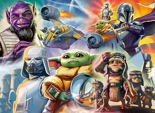 Star Wars The Mandalorian & Grogu Ravensburger Puzzle – 500 Piece Colorful Jigsaw Puzzle for Kids & Adults