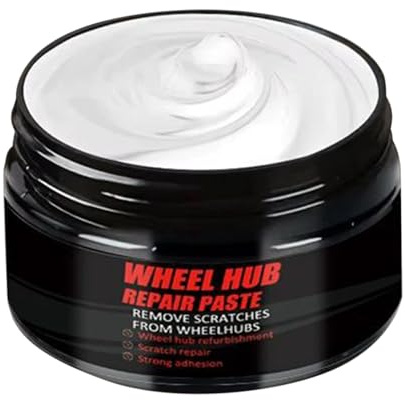 Felgen-Reparatur, Polierpaste für Naben, 50 g, mit Schwamm, zum Entfernen von Autofelgen, zur Wiederherstellung von Alufelgen