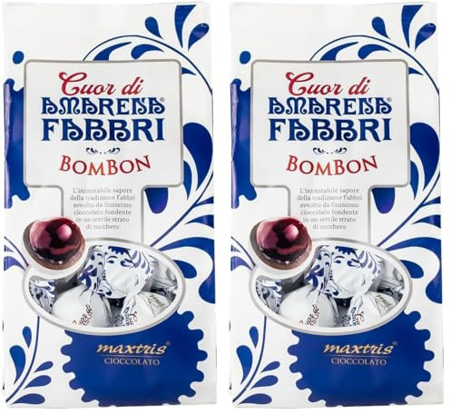 Fabbri Bombon Cuor di Amarena 150g (Confezione da 2)