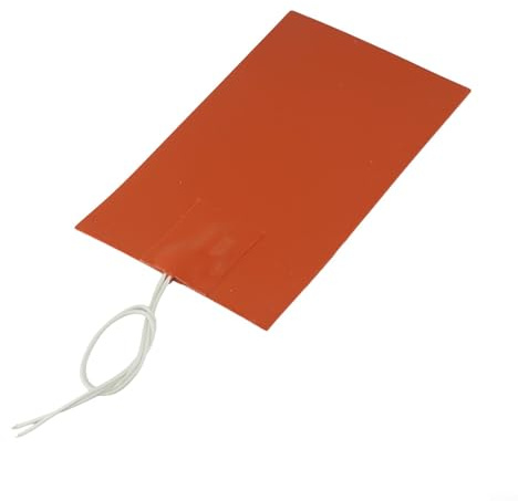 RV Water Tank Heater Pad, Silicone Heating Pad with Thermostat for Camper Motorhomes Trailer Freeze Protection, 230x130mm