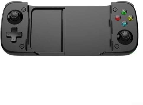 ZAMETTER Dehnbarer Gaming-Controller mit Hall-Effekt, Joystick-Rücktaste, ergonomisches Design für Switch PC, mehrere Modi, Makroprogrammierung, Vibrationsfunktion (schwarz)