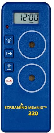 Screaming Meanie Authentischer 220-Grad-Alarm und Timer, 9-V-Batterie im Lieferumfang enthalten, Blau