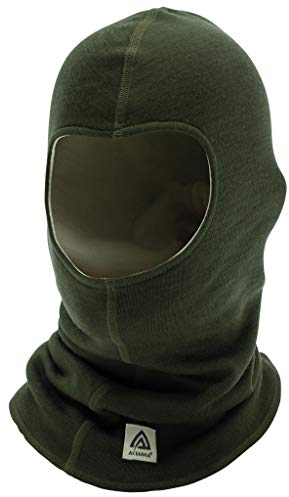Aclima Warmwool Balaclava 2-Layer Olive/Nature