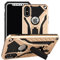 MILAN NICE Phone Case for iPhone XS/iPhone X Heavy Duty Protective Hard Cover Shockproof Certified with Drop Tested with Smartphone Kickstand (Gold)