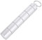 Pilulier de bouteille de médecine, mini ordinateur portable pillule pour l’alliage d’aluminium imperméable à l’eau médecine bouteille titulaire de la drogue avec porte clé pour voyage(6 cas)