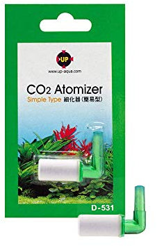 UP-AQUA CO2 Atomizer | Diffusor für Süßwasser und Meerwasser Aquarium | optimal für Pflanzenaquarien und Aquascapes von Nano bis mittlere Aquarien | inkl Zubehör | Betrieb ohne Filter Pumpe möglich