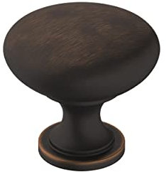 Amerock | Cabinet Knob | Oil Rubbed Bronze | 1-1/4 inch (32 mm) Diameter | Era | 1 Pack | Drawer Knob | Cabinet Hardware
