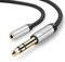 Devinal 10ft/3M 6.35mm to 3.5mm Female Stereo Adapter & Headphone Extension Cable Combo - Gold-Plated TRS Audio Converter for Instruments/Speakers/Home Theater (1/4 to Mini Jack)