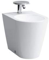LAUFEN Kartell Stand-Bidet, 1 Hahnloch, 370x545x430mm, H8323310203021, Farbe: Schwarz glänzend