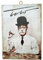 KUSTOM ART Quadro Quadretto Stile Vintage Totò da Collezione Stampa su Legno 25x18 cm