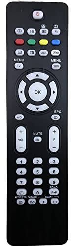 Reemplazo Control Remoto RC2034301/01 para Mando Philips Smart TV rc2034301/01 26PFL5522D 26PFL7532D 32PFL3512D 37PFL7662D 32PFL5522D 37PFL5522D19PFL5522D 19PFL5602D 20HF5335D 20PFL5522D 23PFL5522D