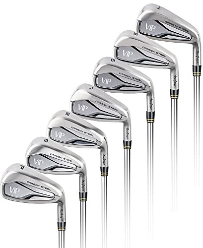 MacGregor Golf VIP Iron Set 4-PW, Mens Right Hand, Graphite, Stiff Flex
