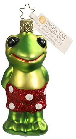 Inge-glas® Weihnachts-Hänger Frosch Plitsch-Platsch | IG-10099S022 | 4061752134470