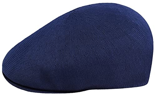 Kangol Seamless Tropic 507 Flatcap Schirmmütze Schiebermütze (L (58-59 cm) - dunkelblau)
