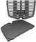 Parrilla de hierro fundido 7644 para Weber Q100, Q1000, Q1200, Q1400 Series, 32 x 21,6 cm, piezas de repuesto para Weber Baby Q/ 7644/6558/7582 con piezas de repuesto (6558+7644 placa de parrilla)