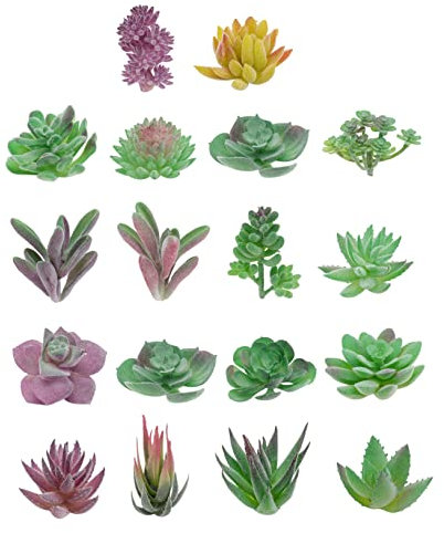 Abaodam 18stücke Teiliges Künstliche Sukkulenten Pflanzen Deko Langlebige Imitation Pflanzen Für Topfpflanzen Hochzeiten Zuhause Und Büro Für Kreative Projekte