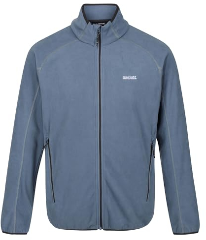 Regatta Men's Hadfield Full Zip Fleece Jacket Giacca in Pile, Grigio Mirage, XL Uomo