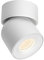 Aisilan Deckenstrahler LED 1 Flammig Weiß Dimmbar 9W 360° Schwenkbar Deckenleuchte Strahler Modern Warmweiß Drehbar Deckenlampe Spots für Wohnzimmer, Schlafzimmer, Küche