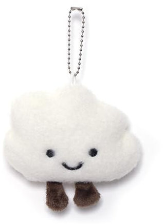 LEEINTO Schlüsselanhänger, Wolken-Anhänger, Schlüsselanhänger, stilvolles Telefon, Anti-Verlust-Lanyard,Dekoration für Damentaschen, Rucksäcke, Geldbörsen