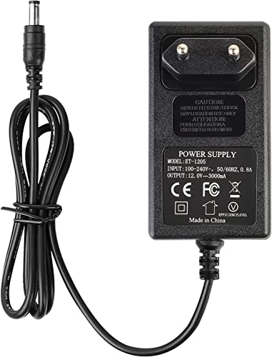 12V 3A Netzteil AveyLum 12V Netzteil Netzadapter Transformator 36W für 5050 LED Streifen LED Treiber 3D Drucker HUB Scanner Router Aquarium