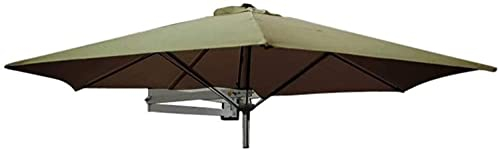 Sonnenschirm für den Außenbereich, Wandmontage, Terrassenschirm mit Metallstange – kippbarer Sonnenschirm für den Garten, Hof, Balkon