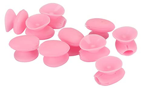 10 fundas de silicona para brochas de labios con ventosa para evitar pérdidas, a prueba de polvo para almacenamiento de bolsas de maquillaje