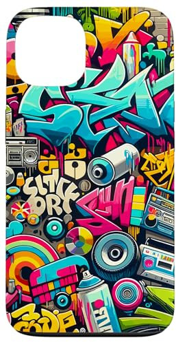 Hülle für iPhone 13 Graffiti Street Colorful Art Urban Hip Hop oder Popping