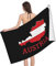 Lsjuee Flagge von Österreich Badetuch absorbiert Wasser, schnell trocknendes Badetuch, für Strand, Schwimmbad, Camping